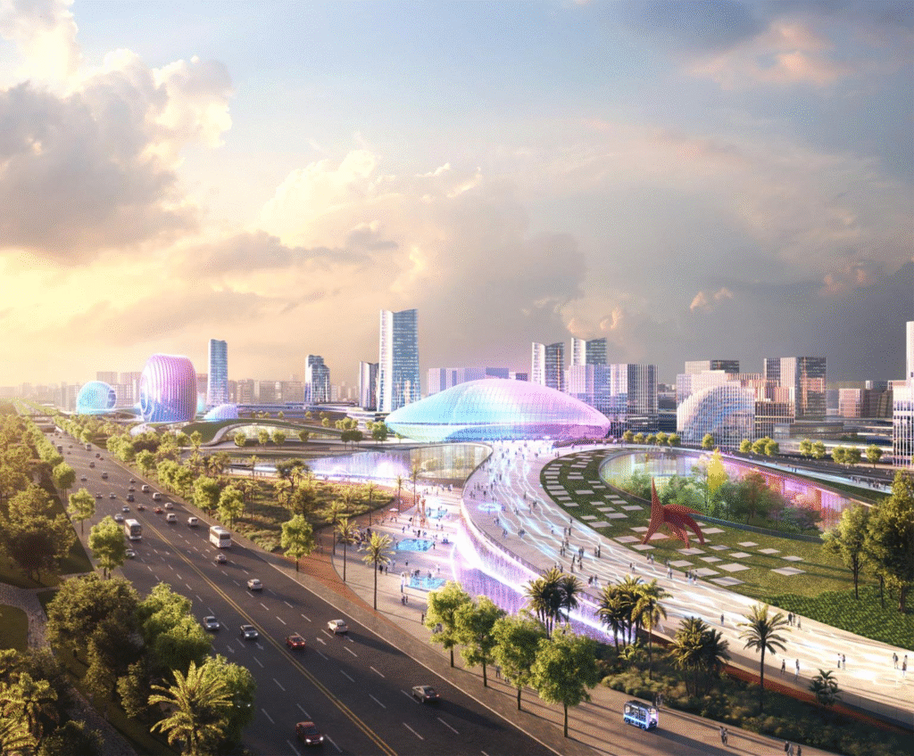 儋州未来城市效果图